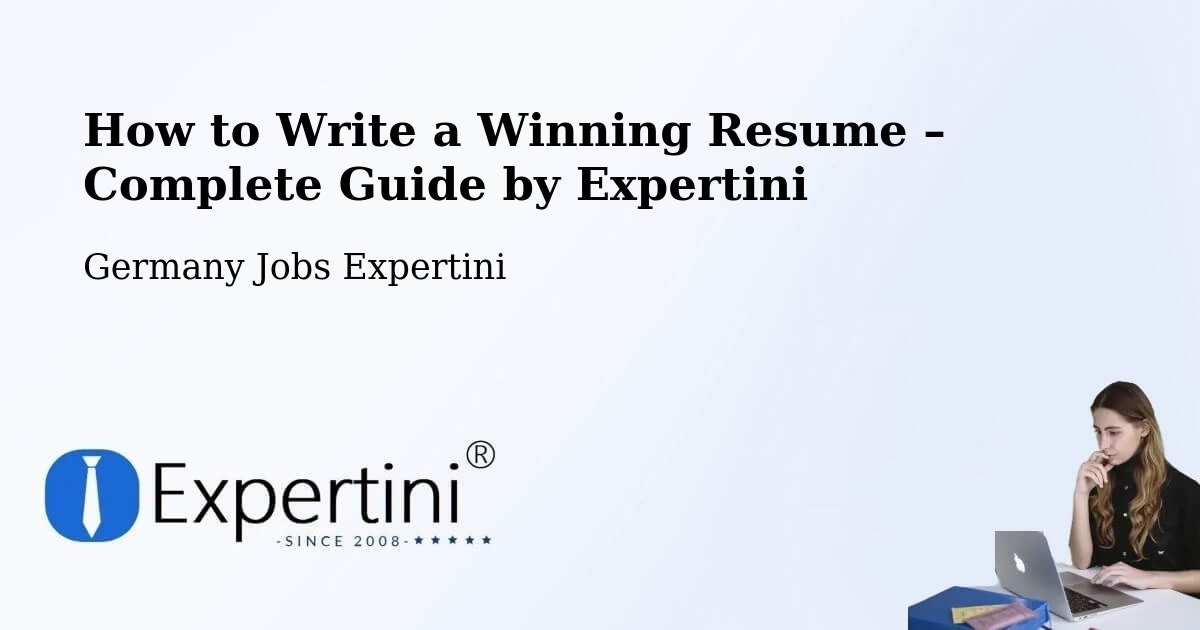 Resume Writing Guide for Job Seekers – Sindelfingen - Sindelfingen, Germany Jobs Expertini